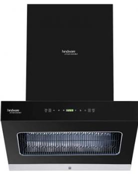 Hindware Octavia 60 Auto Clean Wall Mounted Chimney  (Black and Inox 1350 CMH)