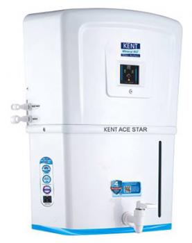 KENT Ace Star 8 L RO + UV + UF + TDS Water Purifier with Digital Display  (White)