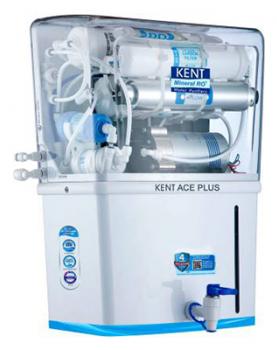 KENT ACE Plus 8 L RO + UV + UF + TDS Control + UV in Tank Water Purifier  (White)