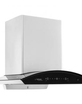 Hindware Nevio Plus 60 Auto Clean Wall Mounted Chimney  (Inox 1200 CMH)