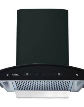 Hindware Sabina BLK 60 Wall Mounted Chimney  (Black 1100 CMH/ m3/h)